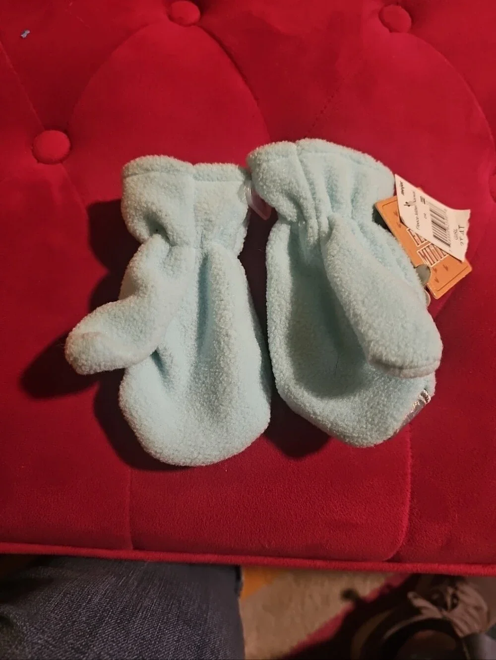 NWT Narwhal Infant ToddlerSize 12-24 Month Fleece Mittens Love @ First Sight